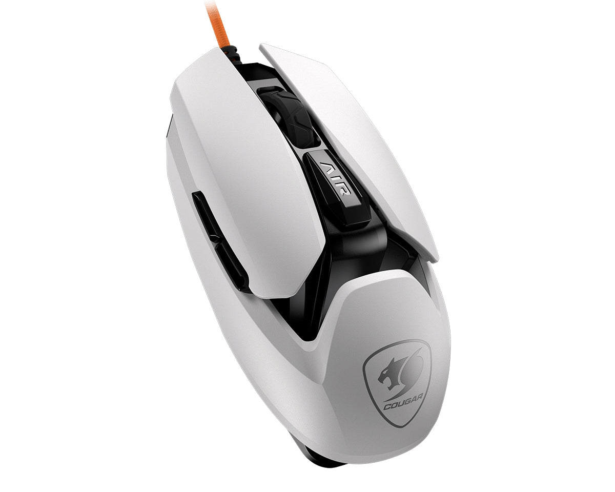 Mouse Cougar 3M487Wonw.0001 Airblader Tournament Blanco (3M487Wonw.0001) Optico20000Dpi6Botones650Ips Alambrico