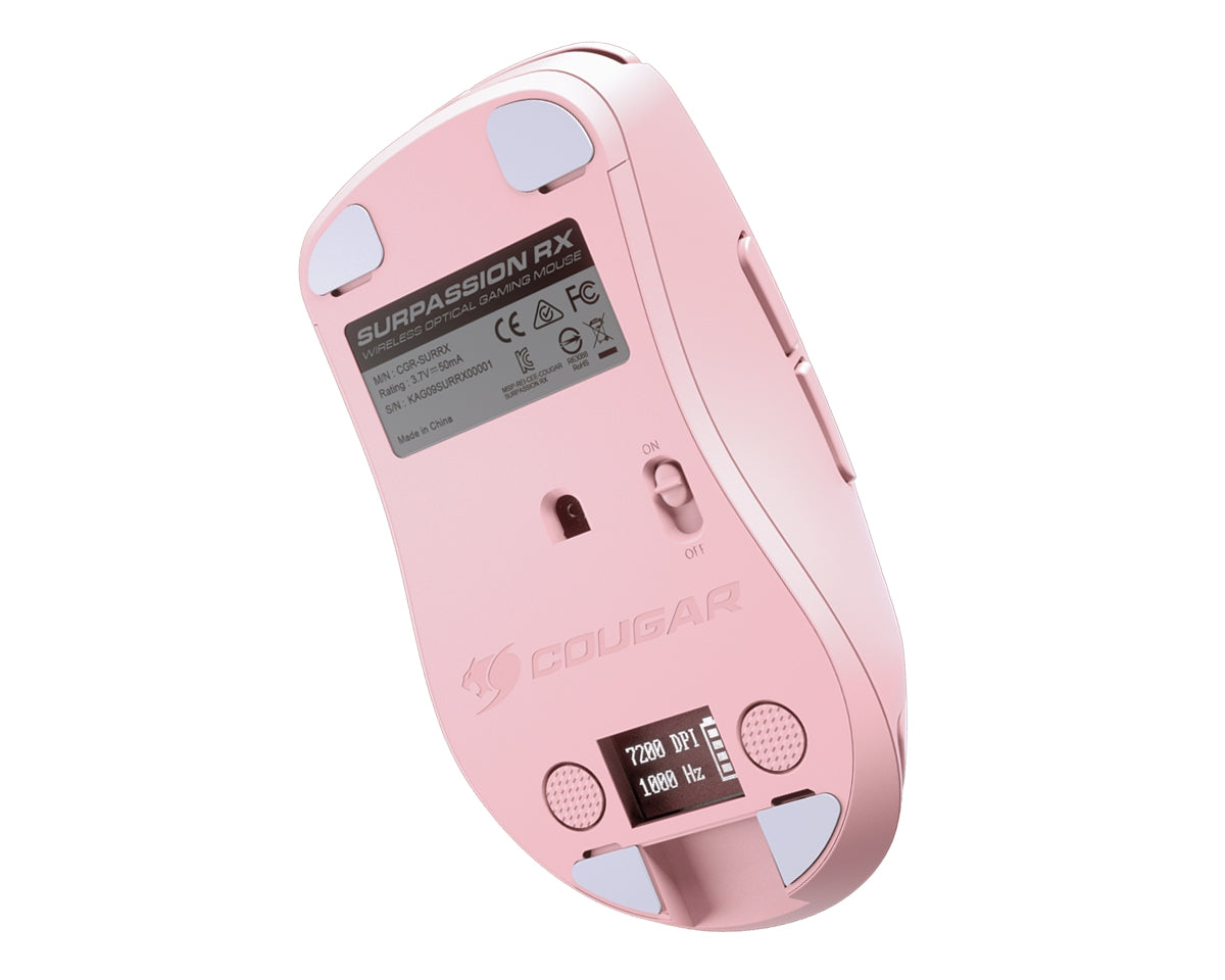 Mouse Cougar 3Msrxwop.0001 Gamer Surpassion Rx Rosa (3Msrxwop.0001) 7200 Dpi6 Botones Alambrico