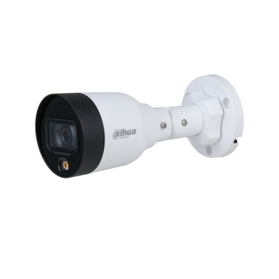 Camara Ip/ Dahua/ Ipc-Hfw1239S1-A-Led-S5/ Bullet Full Color De 2 Mp/ Lente De 2.8Mm/ 102 Grados De Apertura/ Microfono Integrado/ H.265+/ 15 Metros De Luz Visible/ Ip67/ Poe/ Dwdr