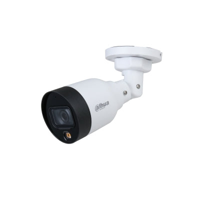 Camara Ip/ Dahua/ Ipc-Hfw1239S1-A-Led-S5/ Bullet Full Color De 2 Mp/ Lente De 2.8Mm/ 102 Grados De Apertura/ Microfono Integrado/ H.265+/ 15 Metros De Luz Visible/ Ip67/ Poe/ Dwdr