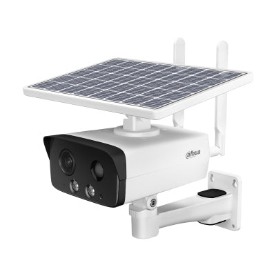 Camara Ip/Dahua/ Dh-Ipc-Hfw2431Dg-4G-Sp-La-B/ Bullet 4G Con Panel Solar Y Batería/ 4Mp / Disuasión Activa/ Ir: 50 M/ Luz Cálida 30 M/ Ranura Para Tarjeta Msd/ Audio Bidireccional/ Starlight/ H.265