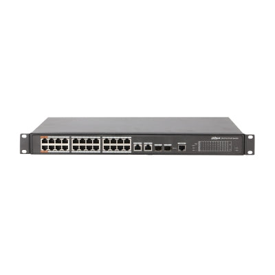 Switch Poe Administrado 24Ptos 100 + 2 Ptos Gigabit(Dh-Pfs4226-24Et-240)