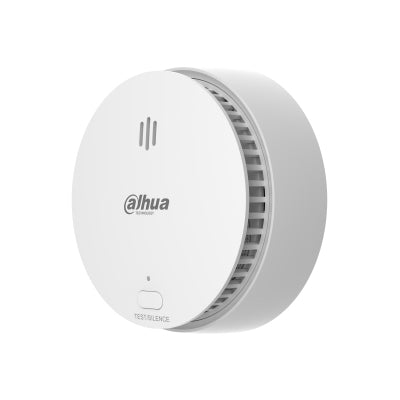 Detector De Humo Inalámbrico/ Dahua/ Dhi-Hy-Sa21A-W2 - / Sensor Fotoeléctrico De Doble Cámara / Sirena Interna De 85Db / Función De Prueba Y Silenciar / Alarma Visual Y Sonora / Indicador Led