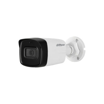 Camara Dahua Bullet 5 Mp / Microfono Integrado / Lente De 2.8Mm / Ir De 80 Mts / Ip67 / Starlight / Cvi / Cvbs / Ahd / Tvi