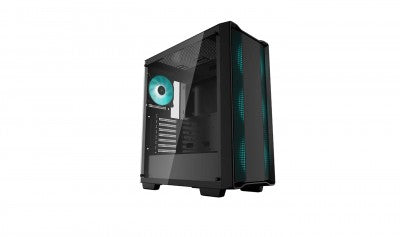 Gabinete Deepcool R-Cc560-Sibkgaa4-A-1 Gamer + Fuente Poder Pk600D 600W (R-Cc560-Sibkgaa4-A-1) Color Negro Formato Media Torre