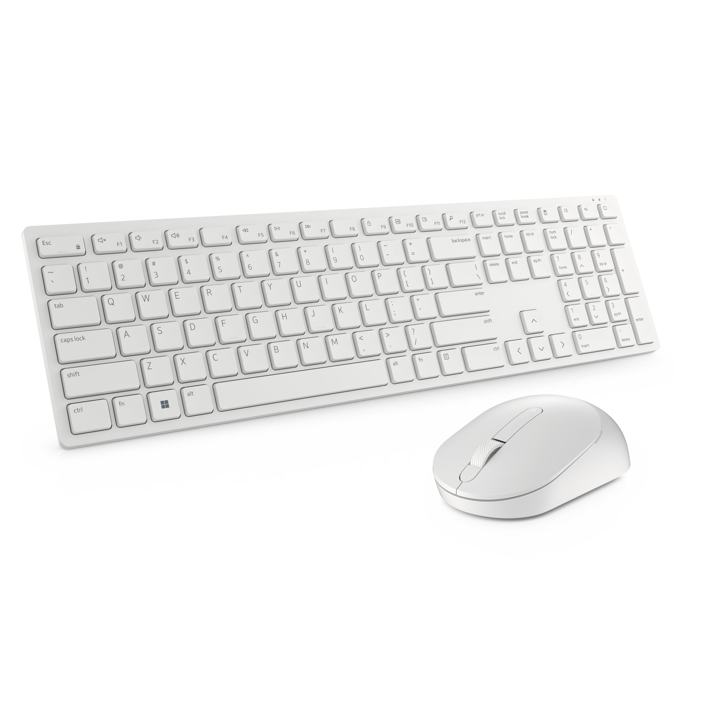 Kit Teclado Y Mouse Inlambrico Km5221W Blanco 3Yw