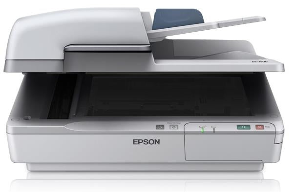 Escáner Epson Ds-7500 216 X 1016 Mm 40 Ppm Base Plana Y Adf Ccd 4000 Páginas