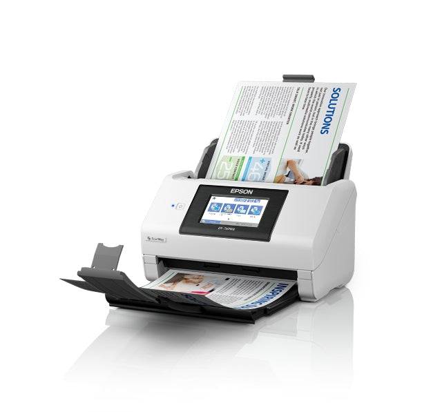 Escaner Epson Workforce Ds-790Wn, 45 Ppm/90 Ipm, 600 Dpi, Usb, Ethernet (Red), Wifi, Duplex, Adf