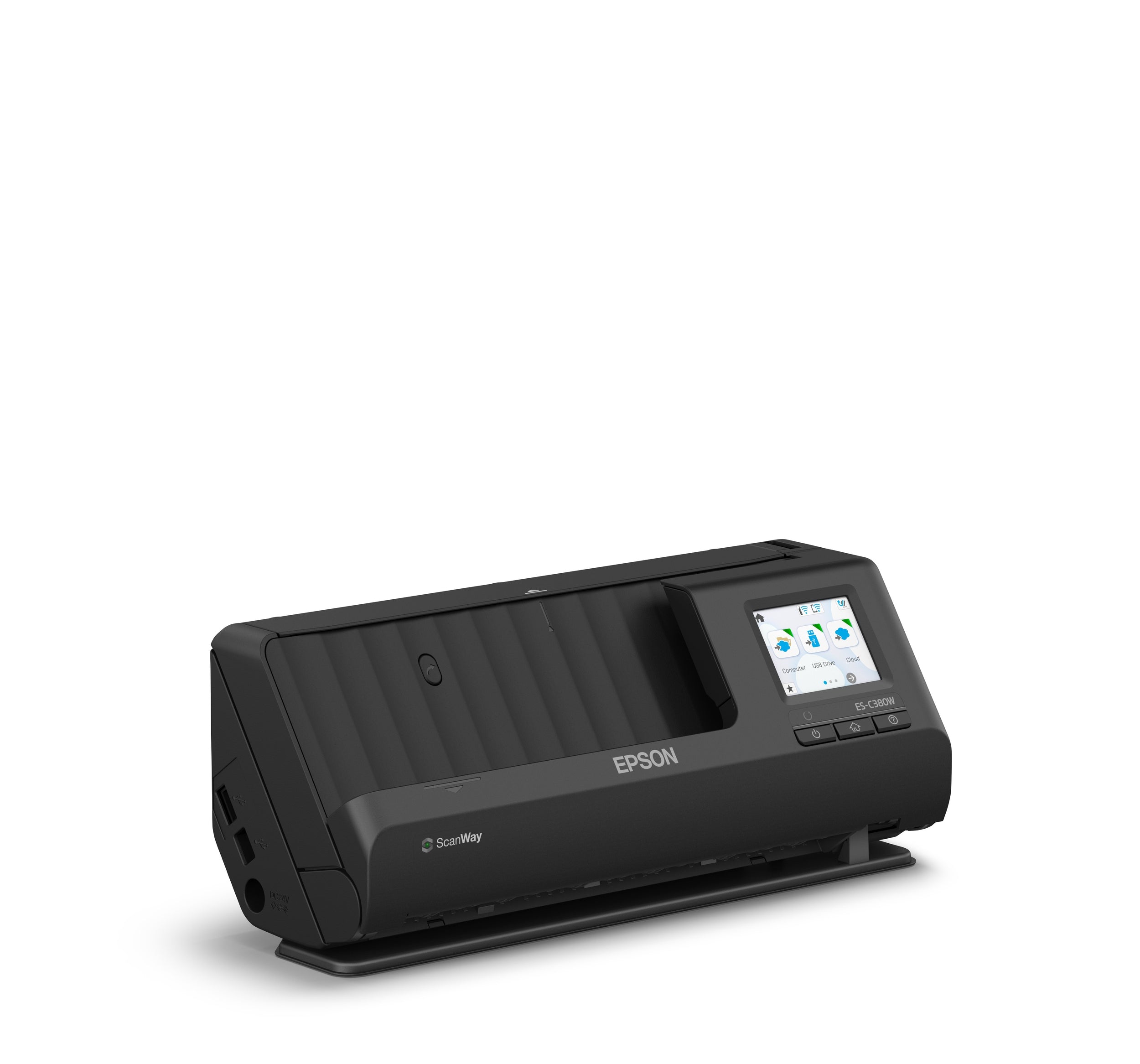 Escaner Epson Workforce Es-C380W, 30 Ppm / 60Ipm, 600D Pi,1200 Dpi, Led Rgb, Usb, Wifi