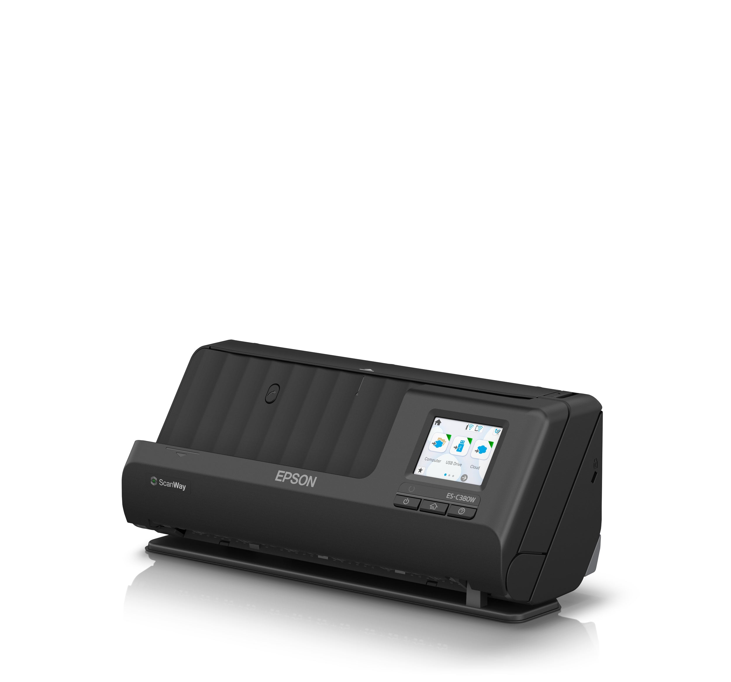 Escaner Epson Workforce Es-C380W, 30 Ppm / 60Ipm, 600D Pi,1200 Dpi, Led Rgb, Usb, Wifi