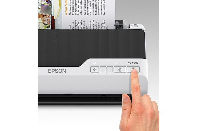 Escaner Epson Ds-C330 30 Ppm / 60Ipm, 600Dpi, Usb, Duplex