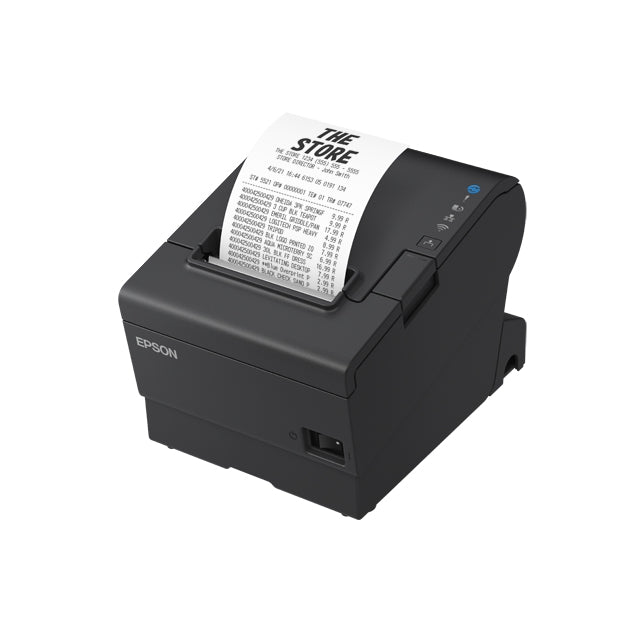 Miniprinter Epson Tm-T88Vii, Termica, 80 Mm O 58 Mm, Ethernet, Usb Recibo /Autocortador, Negra