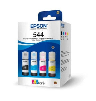 Pack 4 Tintas Cmyk Serie T544 L120 L310/380/395/495/575/655/656