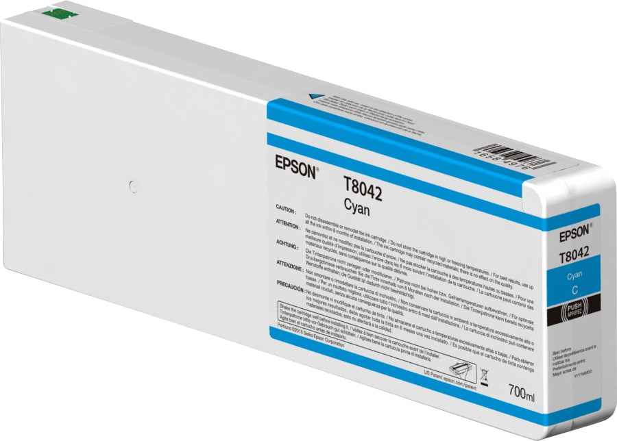 Cartucho Epson Ultrachrome Hd Cyan 700 Ml