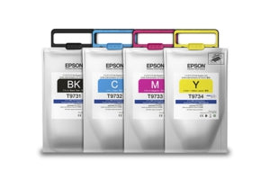 Bolsa De Tinta Epson Modelo T973 Cyan, Para Wf-C869R