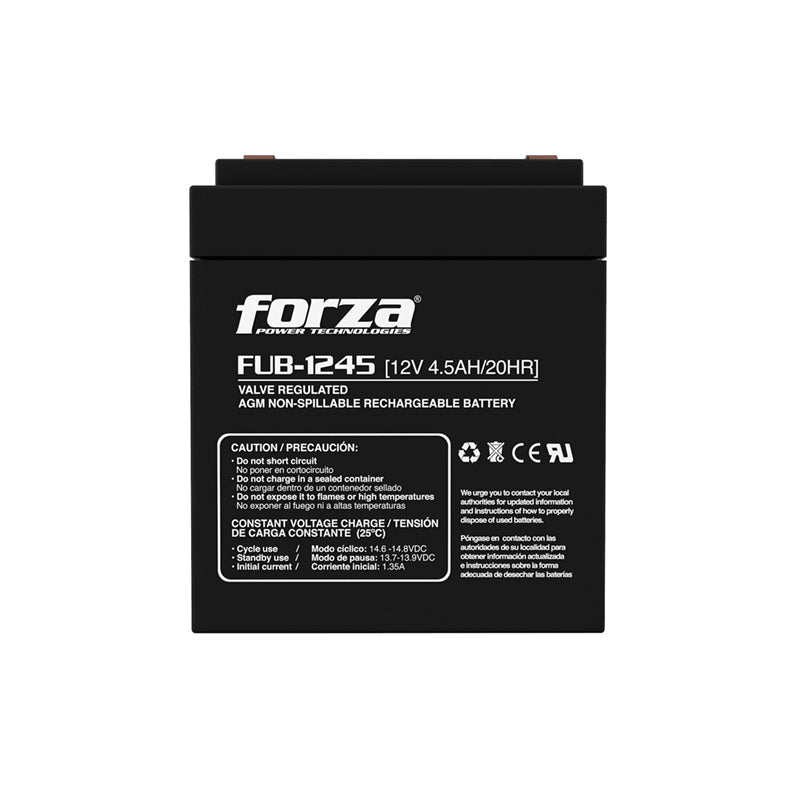 Batería Para No Break Forza Fub-1245 Battery 12V 4.5Amp