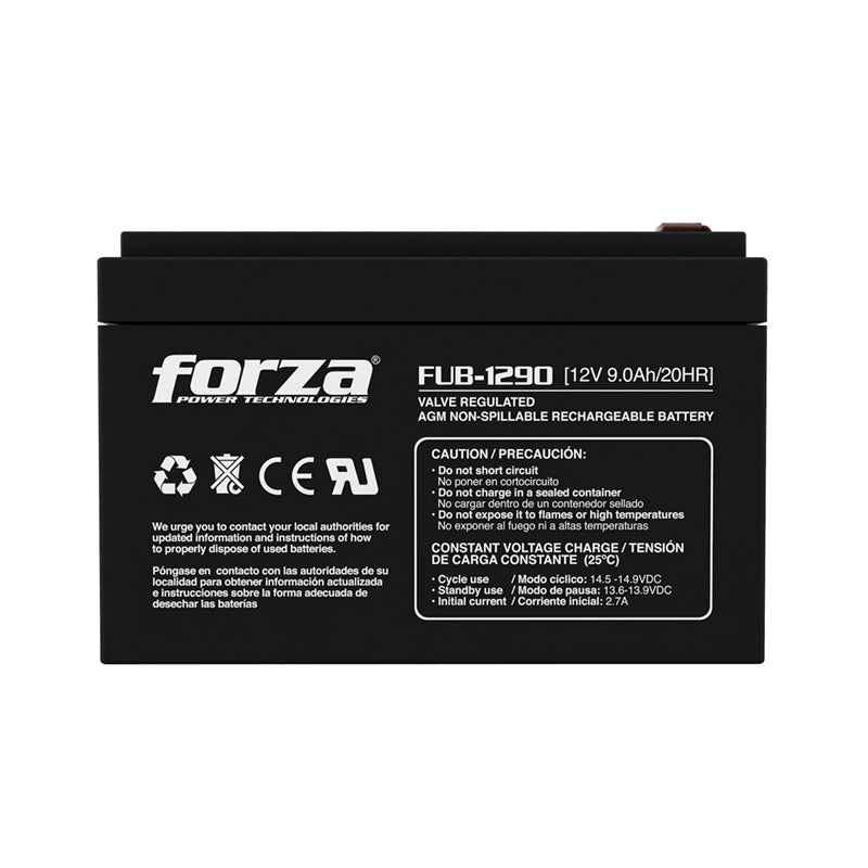 Batería Para No Break Forza Fub-1290 Battery 12V 9Amp