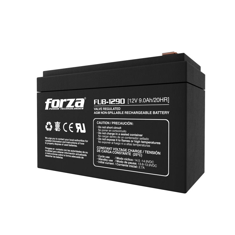 Batería Para No Break Forza Fub-1290 Battery 12V 9Amp