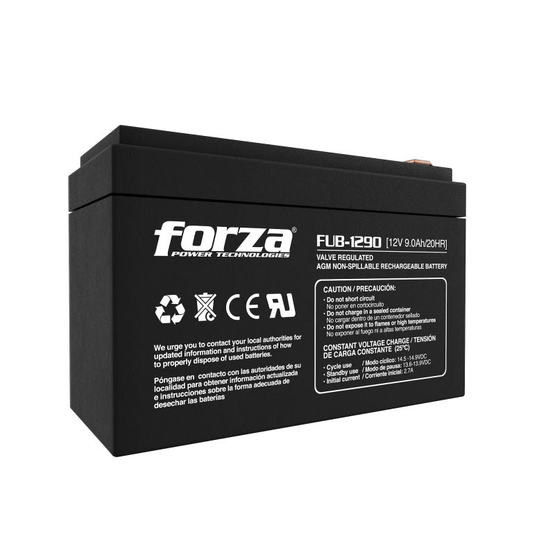 Batería Para No Break Forza Fub-1290 Battery 12V 9Amp