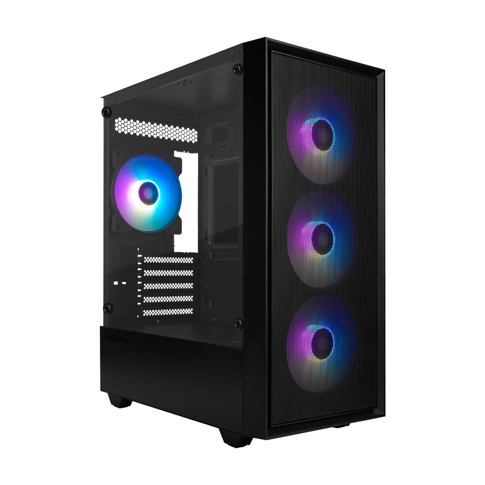 Gabinete Game Factor Csg503 Matx Usb 3.0 4 Vent 120Mm Argb S/Fte