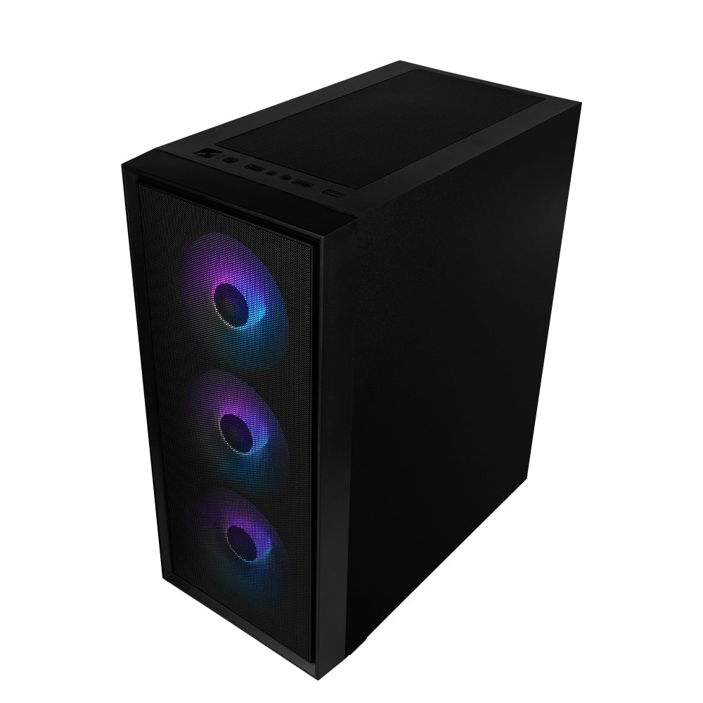 Gabinete Game Factor Csg503 Matx Usb 3.0 4 Vent 120Mm Argb S/Fte