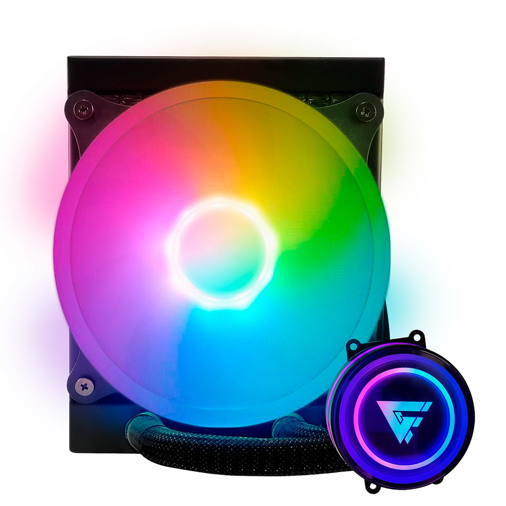 Enfriamiento Liquido Game Factor Lqg501 Liquido. Gamer Lqg501. 120Mm Rgb Tdp 150W Fan 70 Cfm Negro.