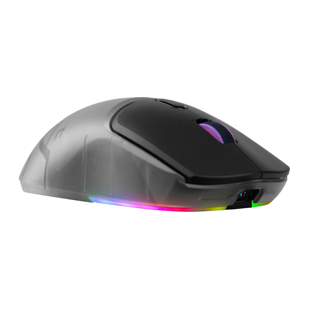 Mouse Game Factor Carcasas Intercambiables 2.4G+Bt P3395 26K Dpi Rgb Negro (Mow700-Bk)