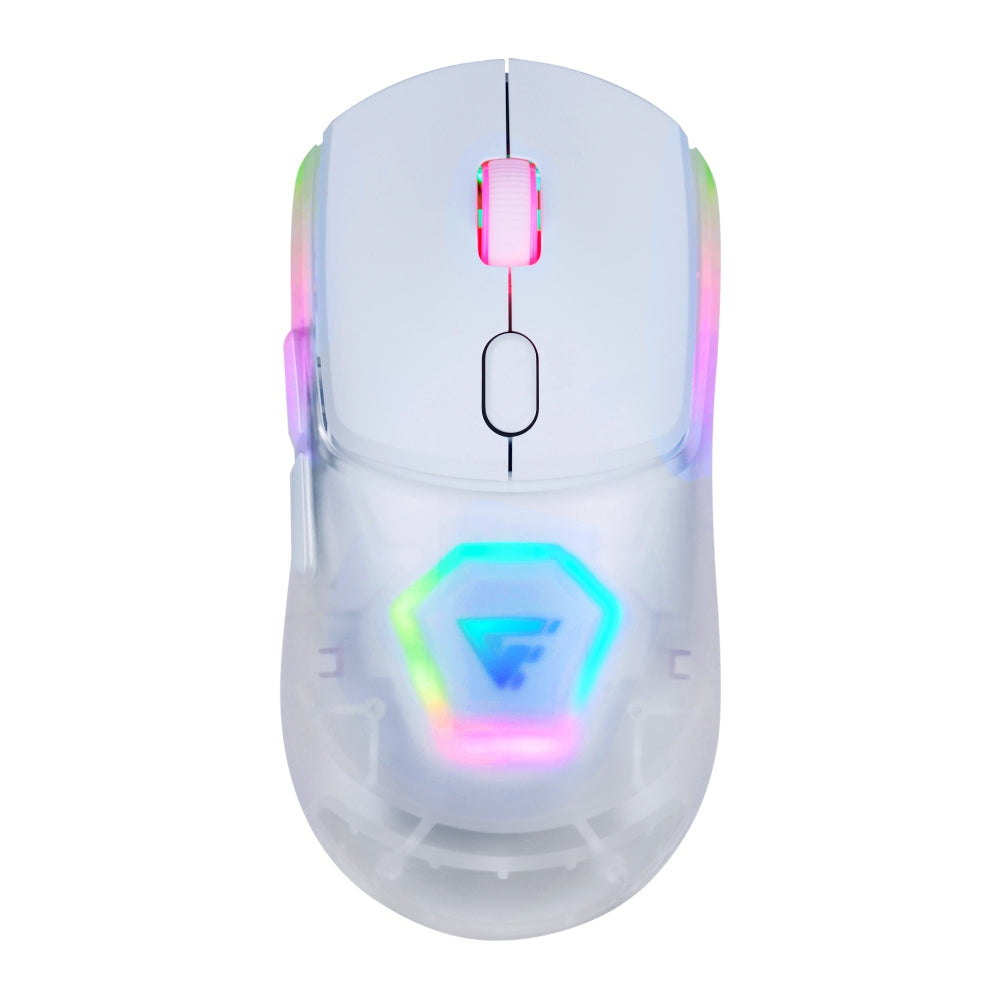 Mouse Game Factor Carcasas Intercambiables 2.4G+Bt P3395 26K Dpi Rg Blanco (Mow700-Wh)