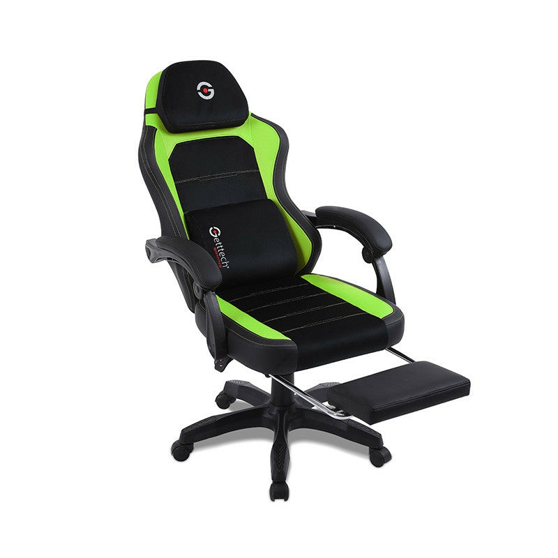 Silla Getttech Verde Y Negro Soporte Para Reposapies (Gar-Gaopy-G2-Gr)