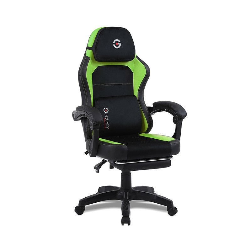 Silla Getttech Verde Y Negro Soporte Para Reposapies (Gar-Gaopy-G2-Gr)