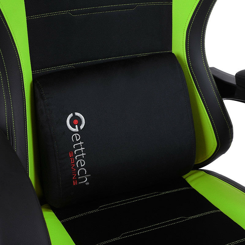 Silla Getttech Verde Y Negro Soporte Para Reposapies (Gar-Gaopy-G2-Gr)