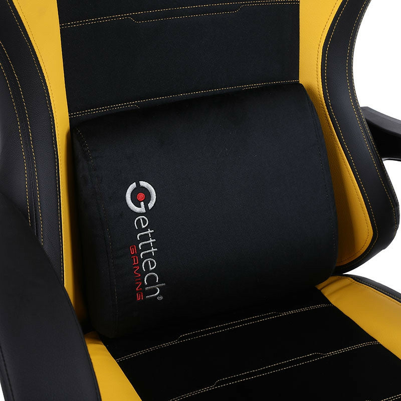 Silla Getttech Amarillo Negro Soporte Para Reposapies (Gar-Gaopy-G2-Yl)