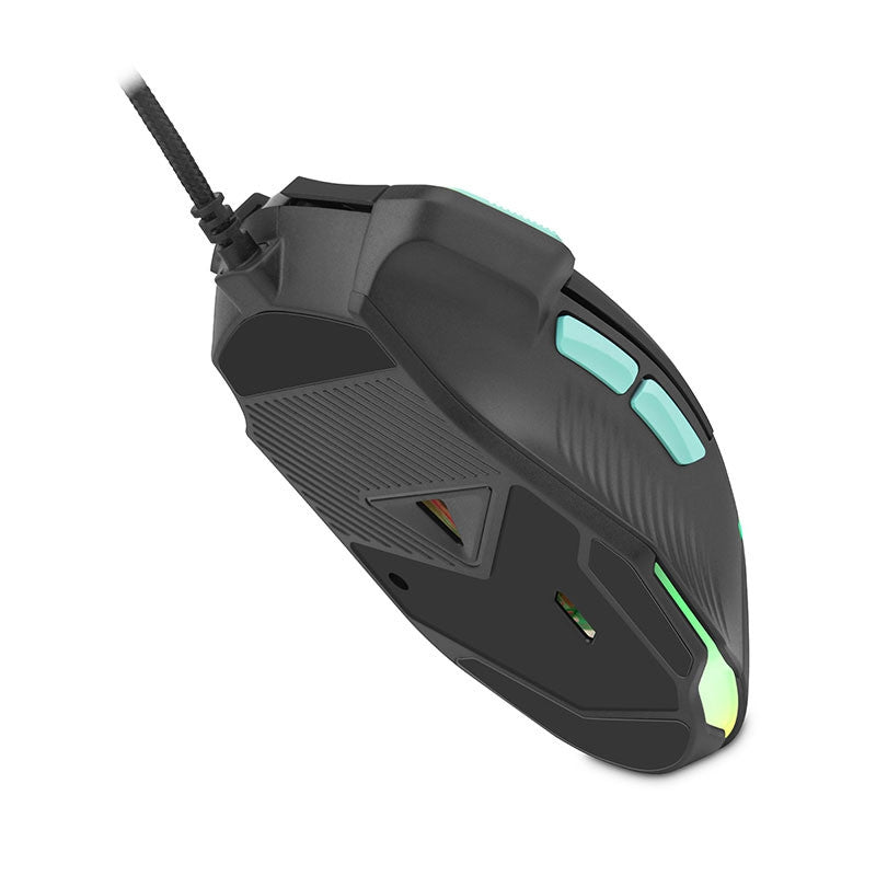 Mouse Getttech Gaming Ergonomico Negro 7200 Dpi 3M Clics 125 Hz Rgb Gpm-Rgbwr-G1-Bk