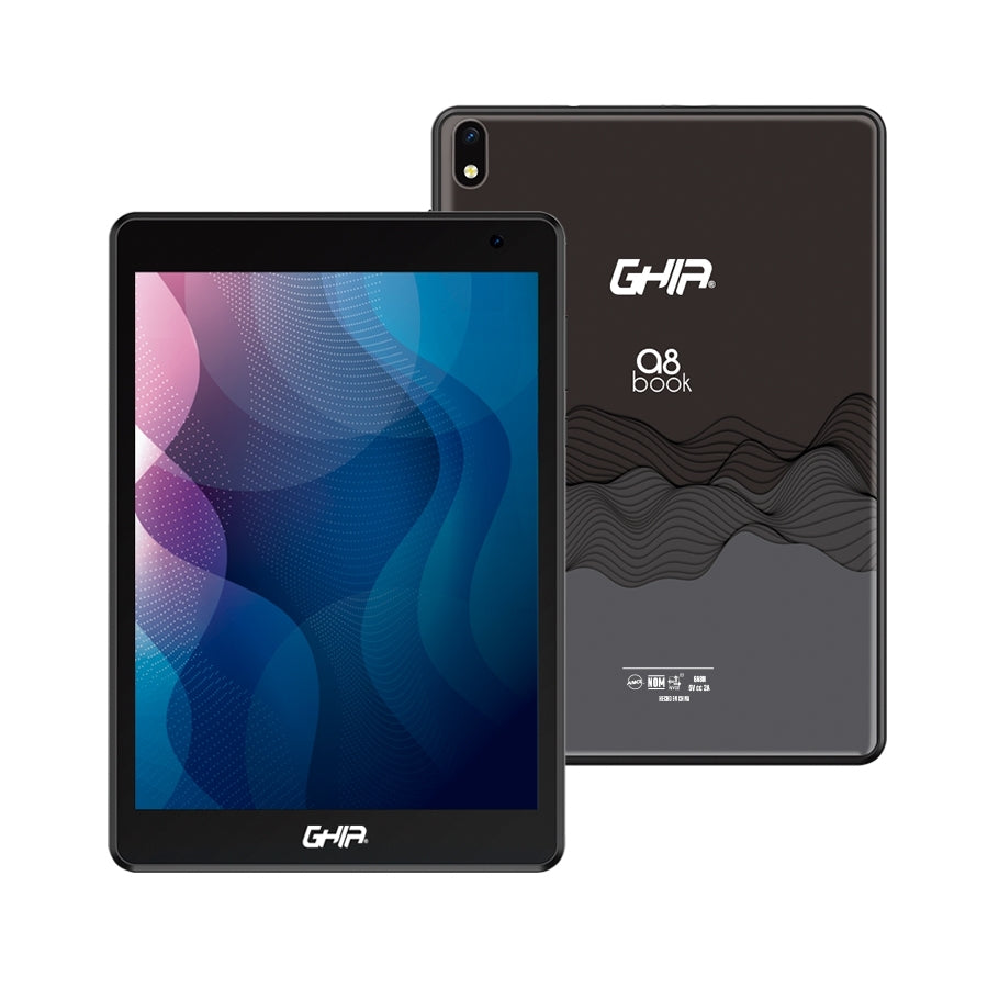 Tablet Ghia A8 Book 7.5 Pulg /A133 Quadcore/4Gb Ram/64Gb Rom/2Cam/Wifi/Bluetooth/4000Mah/Android 13 Negra