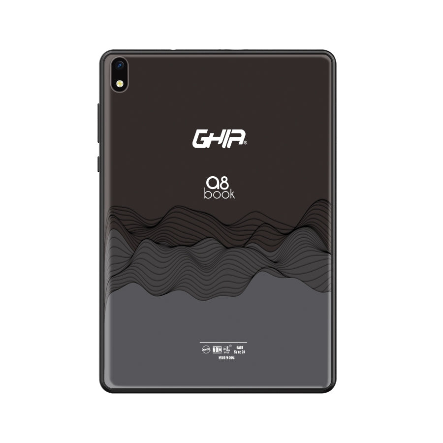 Tablet Ghia A8 Book 7.5 Pulg /A133 Quadcore/4Gb Ram/64Gb Rom/2Cam/Wifi/Bluetooth/4000Mah/Android 13 Negra