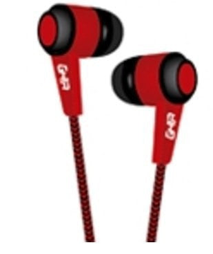 Audifonos Alambricos Ghia Comet Color Rojo 3.5Mm 1.2 Metros De Cable 3Mw De Potencia Con Manos Libres