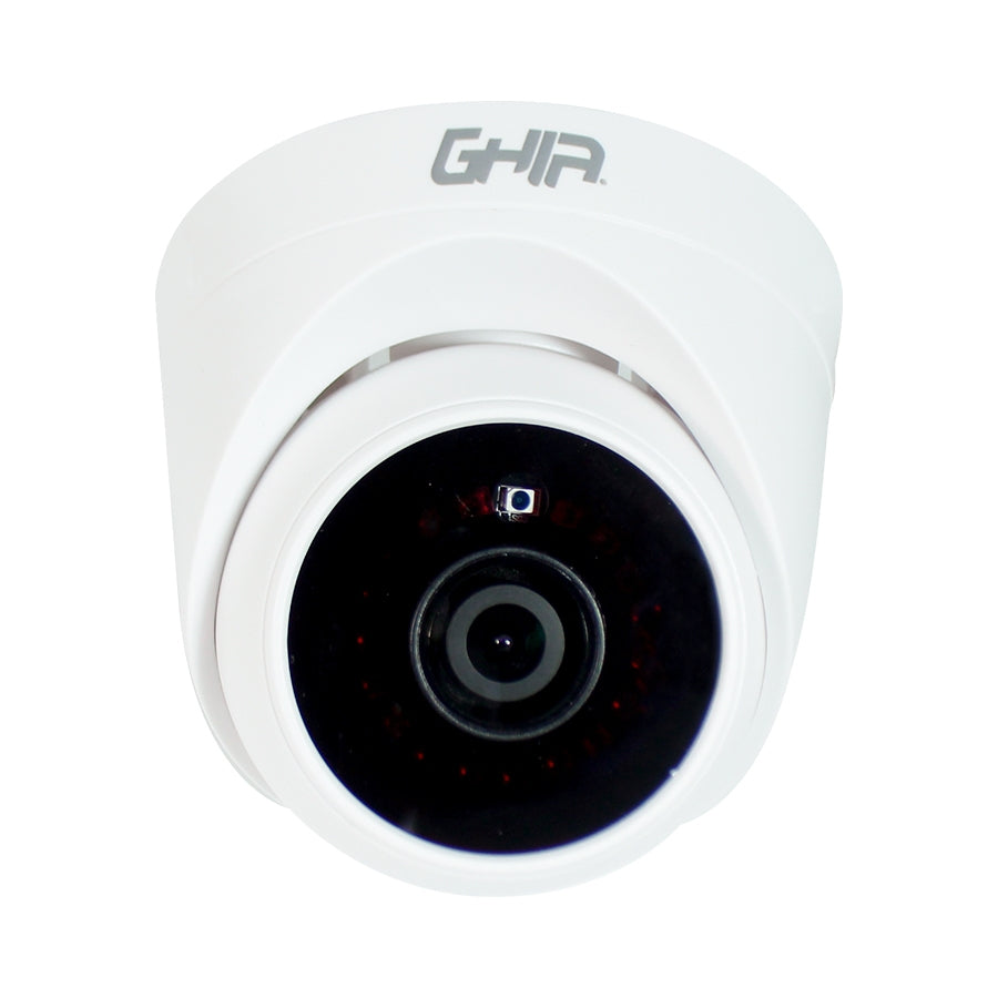 Camara Ghia Tipo Domo 720P 4 En 1 Ahd/Tvi/Cvi/Cvbs/ 1Mp/Lente De 2.8Mm/ Ir 25Mts Uso Interior