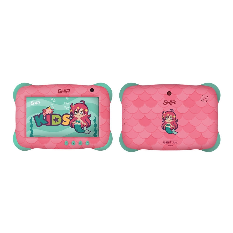 Tablet Ghia Kids 7 Pulg/A133 Quadcore/2Gb Ram/32Gb/2Cam/Wifi/Bluetooth/2500Mah/Android 13 Go /Sirena