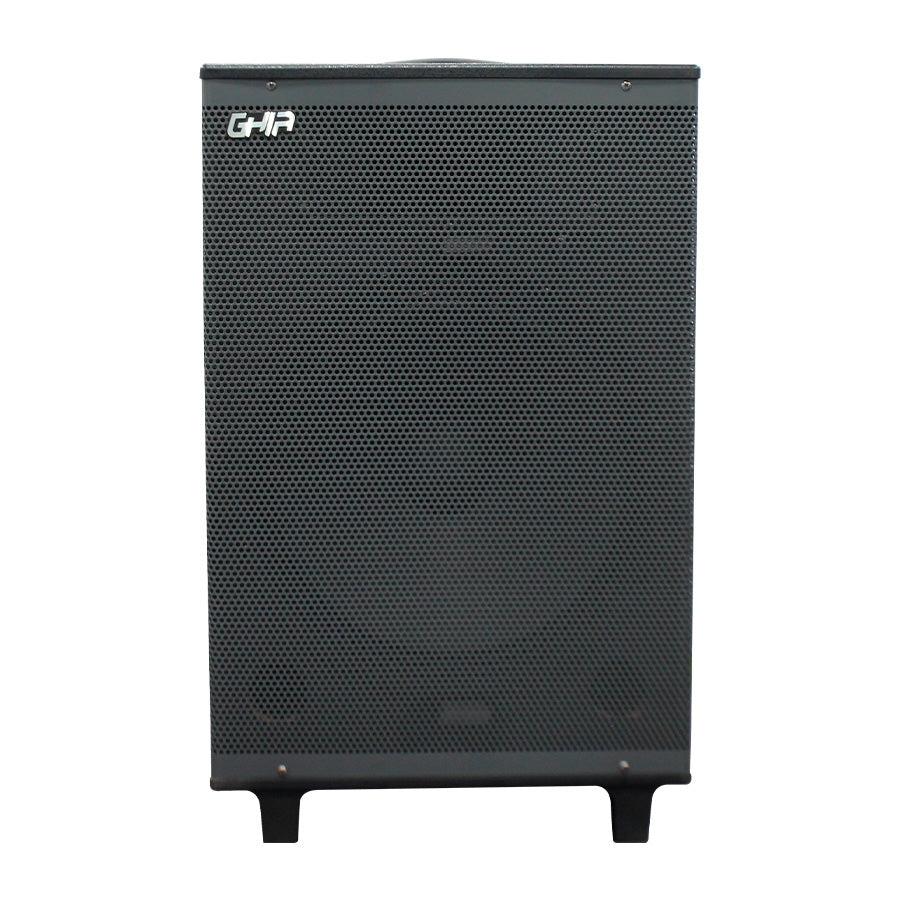 Bafle Amplificado Recargable Profesional De 15 Pulg 18000W Pmpo Portatil Con Ruedas, Cajon De Madera Y Manija Retractil Bt/ Usb/ Micro Sd/Aux/ Display Led/ Bateria/ Tws