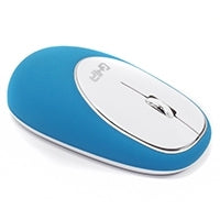 Mouse Ergonomico De Memory Foam Ghia Azul/Blanco /Inalambrico/ 1000 Dpi