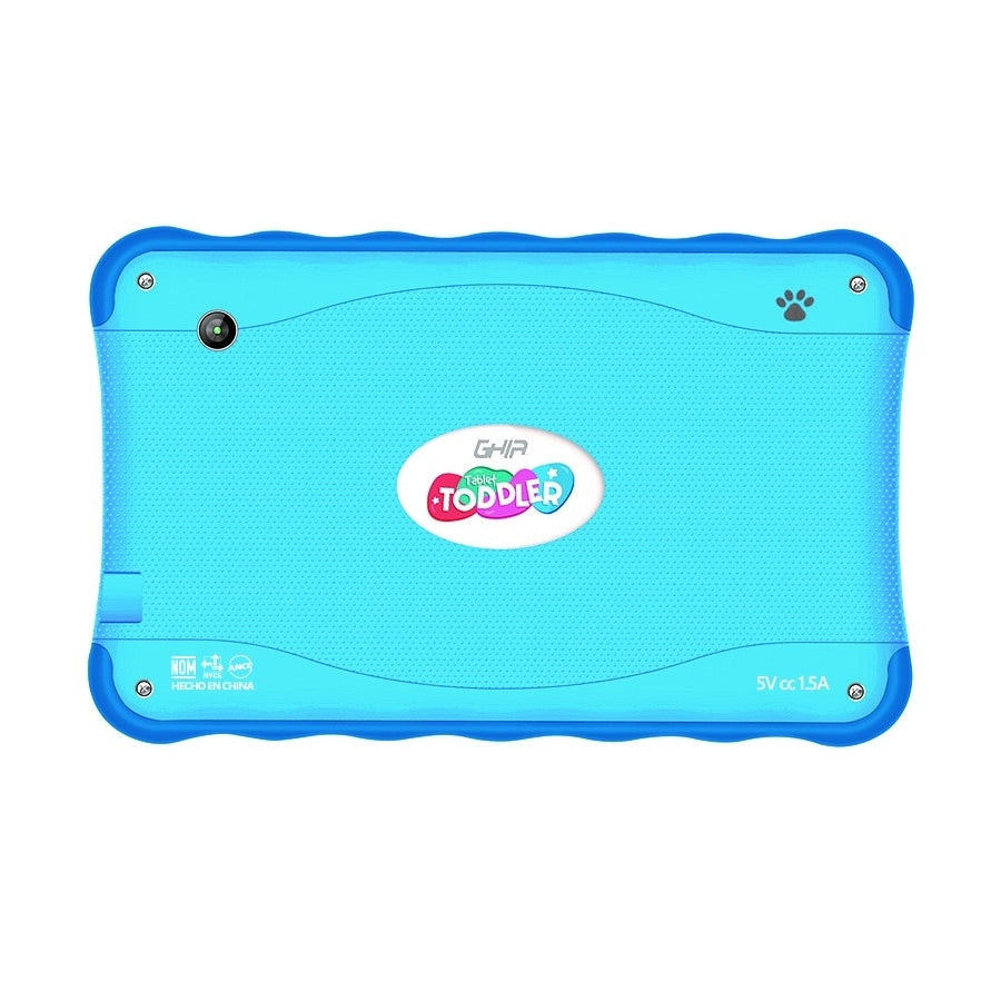 Tablet Ghia Toddler 7 Pulg/A133 Quadcore/2Gb Ram/32Gb Rom/2Cam/Wifi/Bluetooth/2500Mah/Android 11 Go /Azul