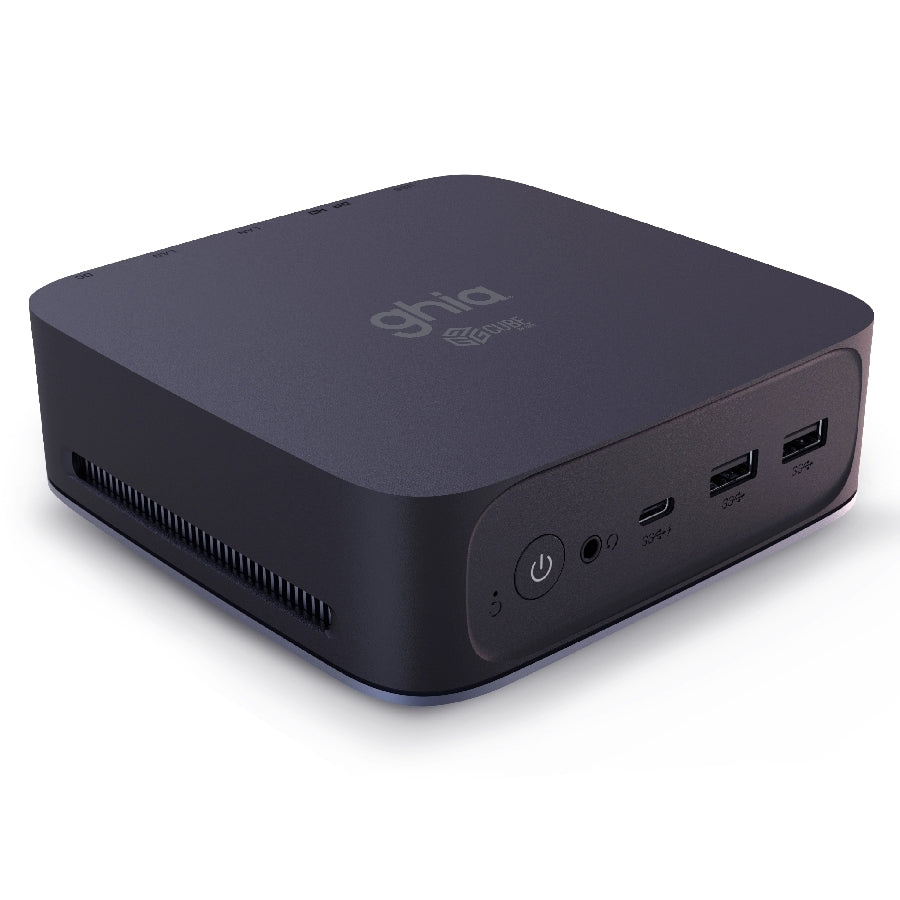 Mini Pc Ghia Gcube / Amd Ryzen 3 3250U 2 Nucleos Hasta 3.5 Ghz / Ram 8 Gb / Ssd M.2 Nvme 256 Gb / Wifi-Bt / Win 11 Home