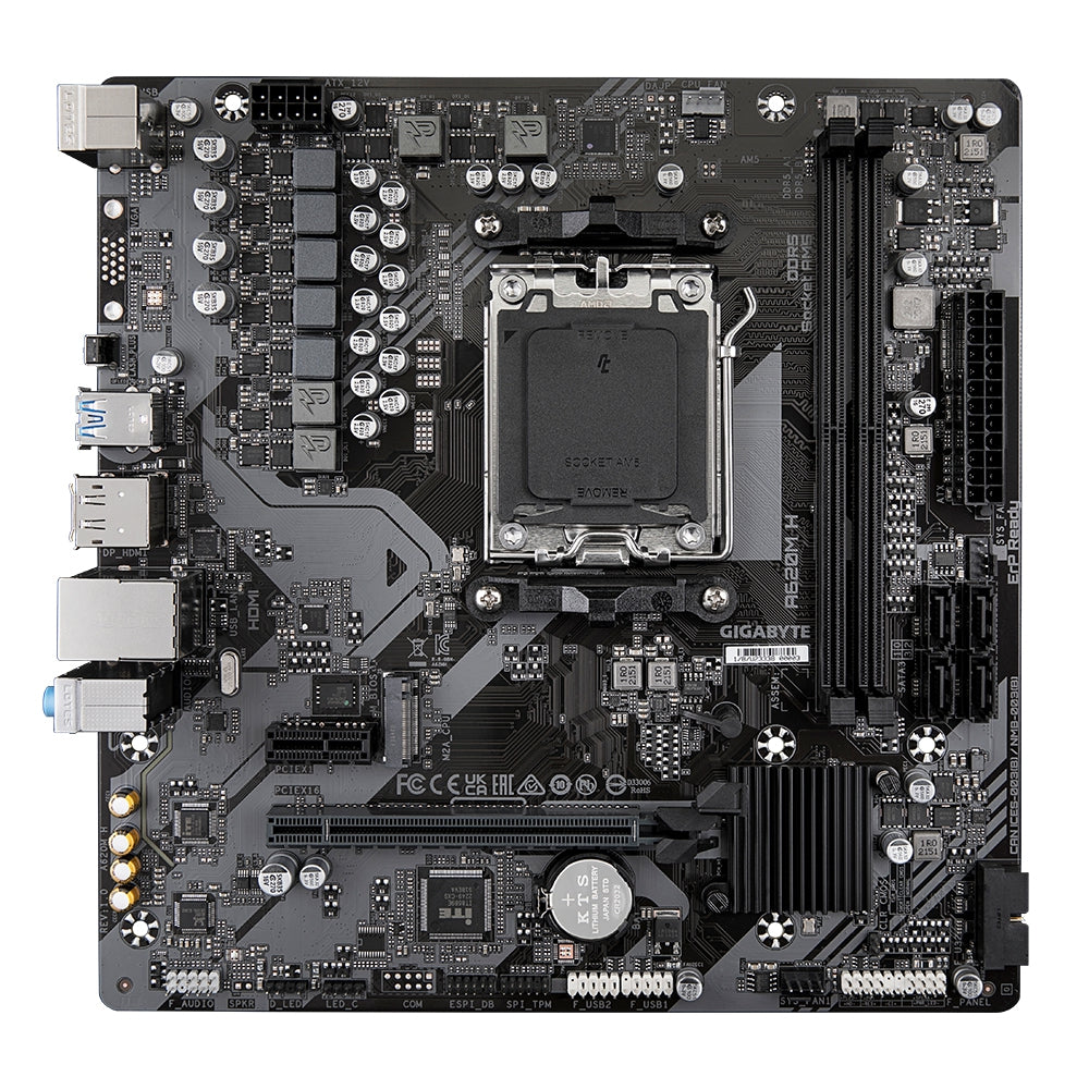 Tarjeta Madre Gigabyte A620M H / Socket Am5 / Ddr5 / Dp / Hdmi / Micro Atx / Gama Basica