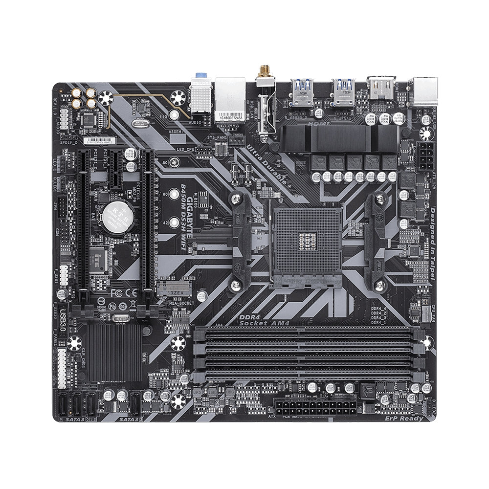 Motherboards Gigabyte B450M Ds3H Wifi Mb