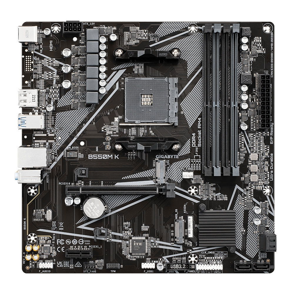 Motherboards Gigabyte B550M K Mb