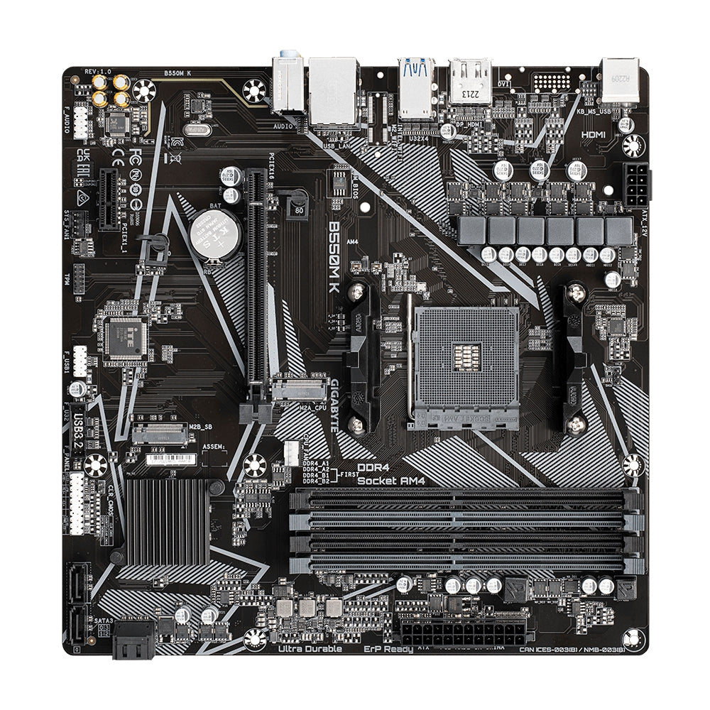 Motherboards Gigabyte B550M K Mb