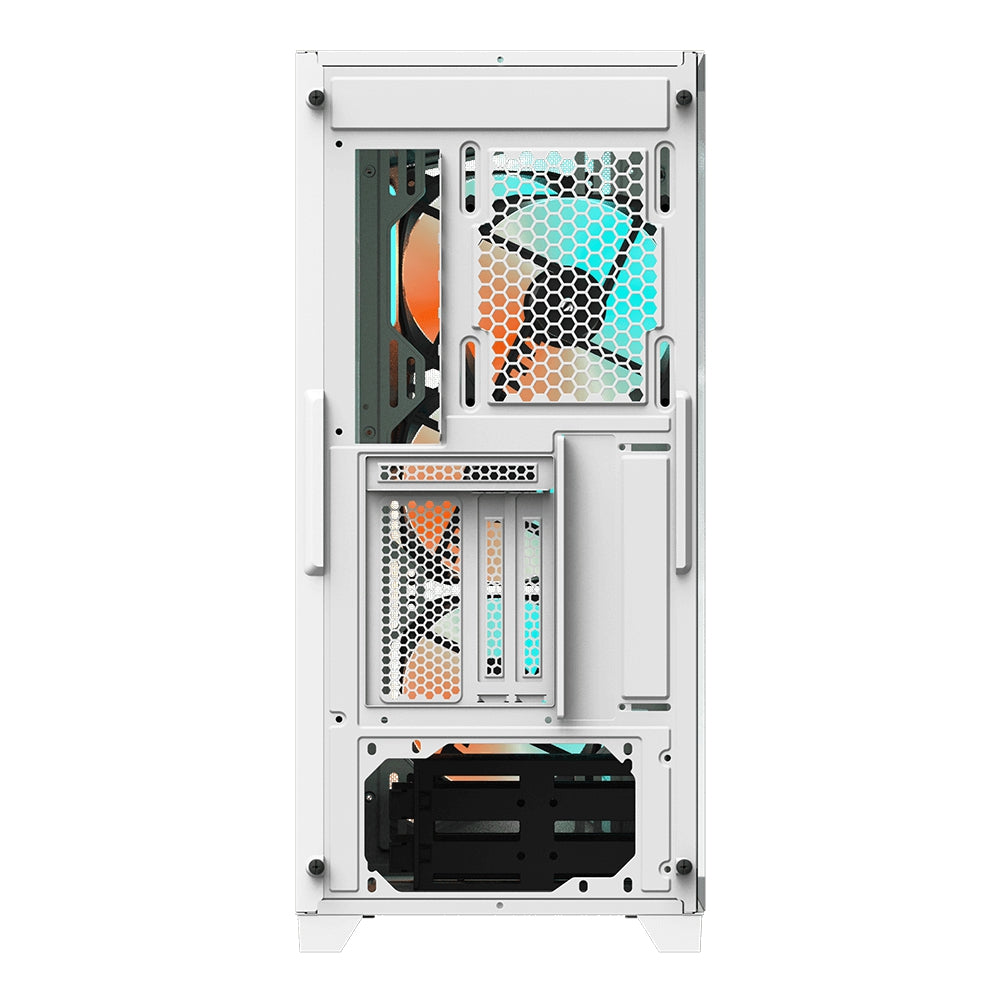 Gabinete Gigabyte Gb-C301Gw Midi-Tower Pc Plástico Acero Vidrio Templado Atxeatxmicro-Atxmini-Itx Blanco