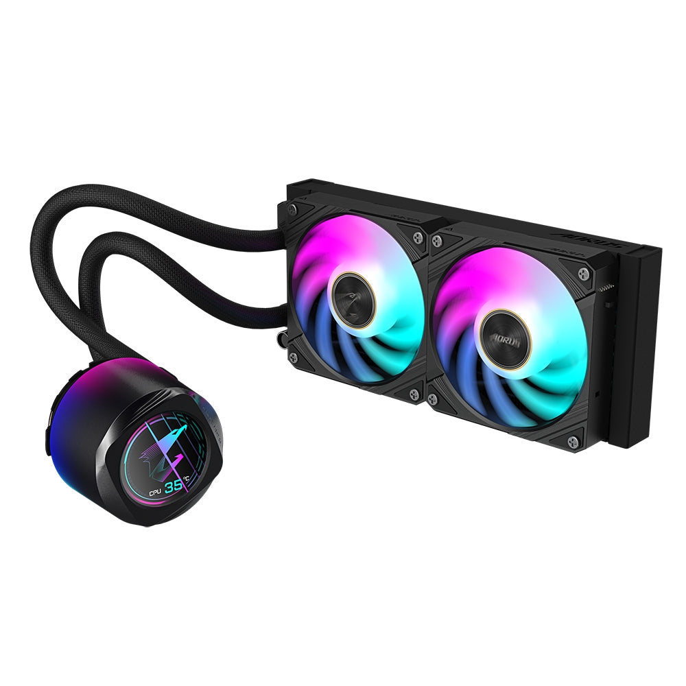 Disipador De Enfriamiento Liquido Gigabyte Gp-Aorus Waterforce X Ii 240/240Mm/S-1700/S-1200/Am4/Am5/Rgb