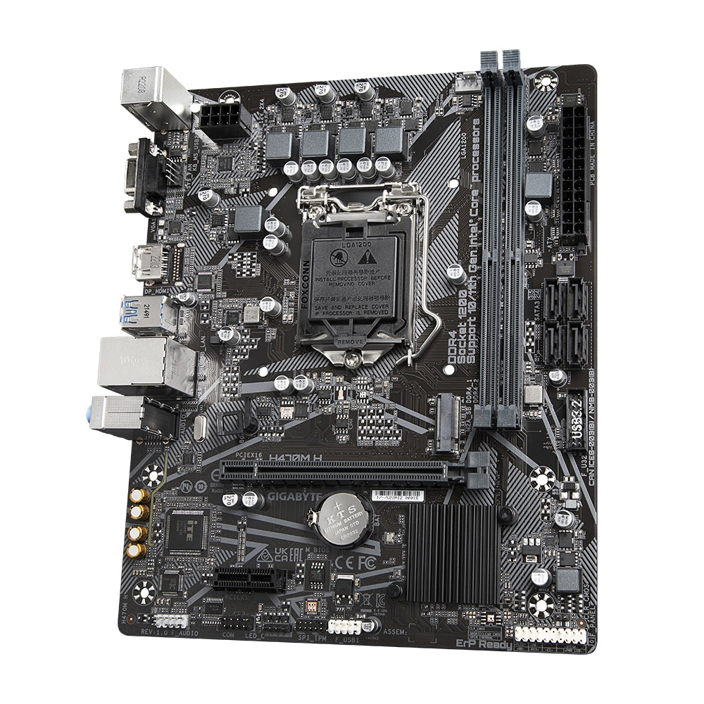 Motherboard Gigabyte H470M Ddr4-Sdram 16 Gb Intel Lga 1200 Micro Atx