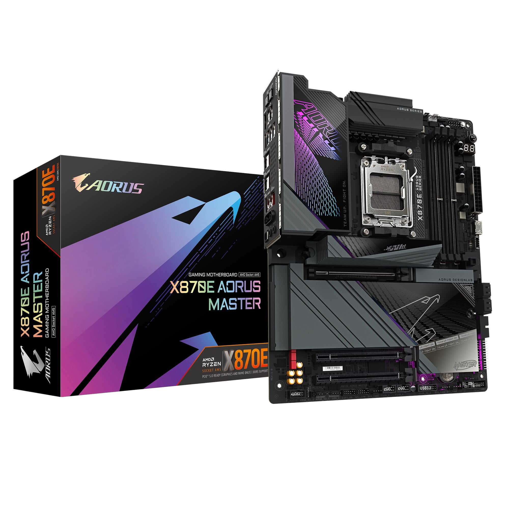 Tarjeta Madre Gigabyte X870E Aorus Master / Socket Am5 / Ddr5 / Atx / Wifi7 / Bt / Gama Alta